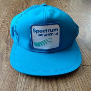 Vintage Trucker Hat Baseball Cap Full Back Snapback Farmer Spectrum Feed Service